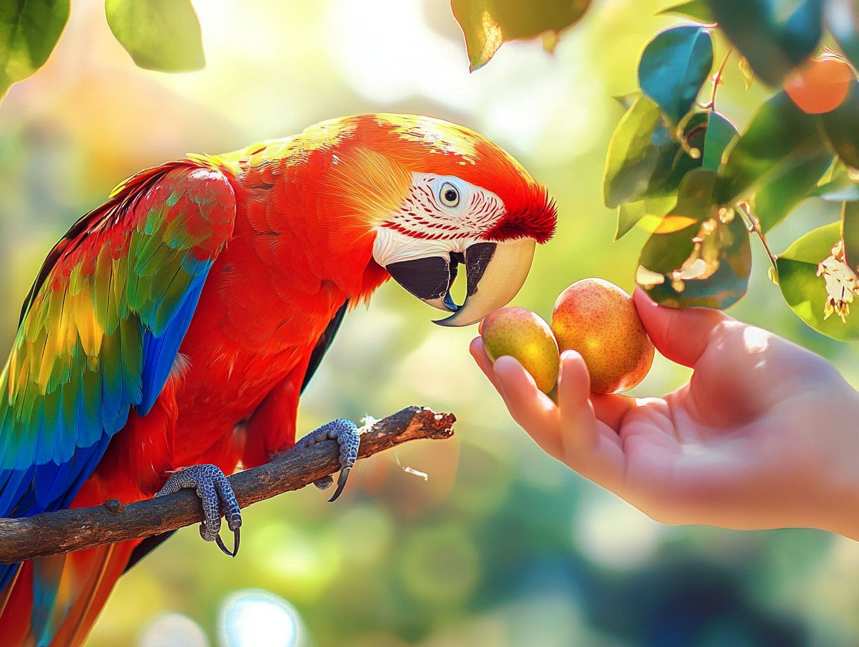 Parrot Enjoying Enrichment Activities for Mental Stimulation