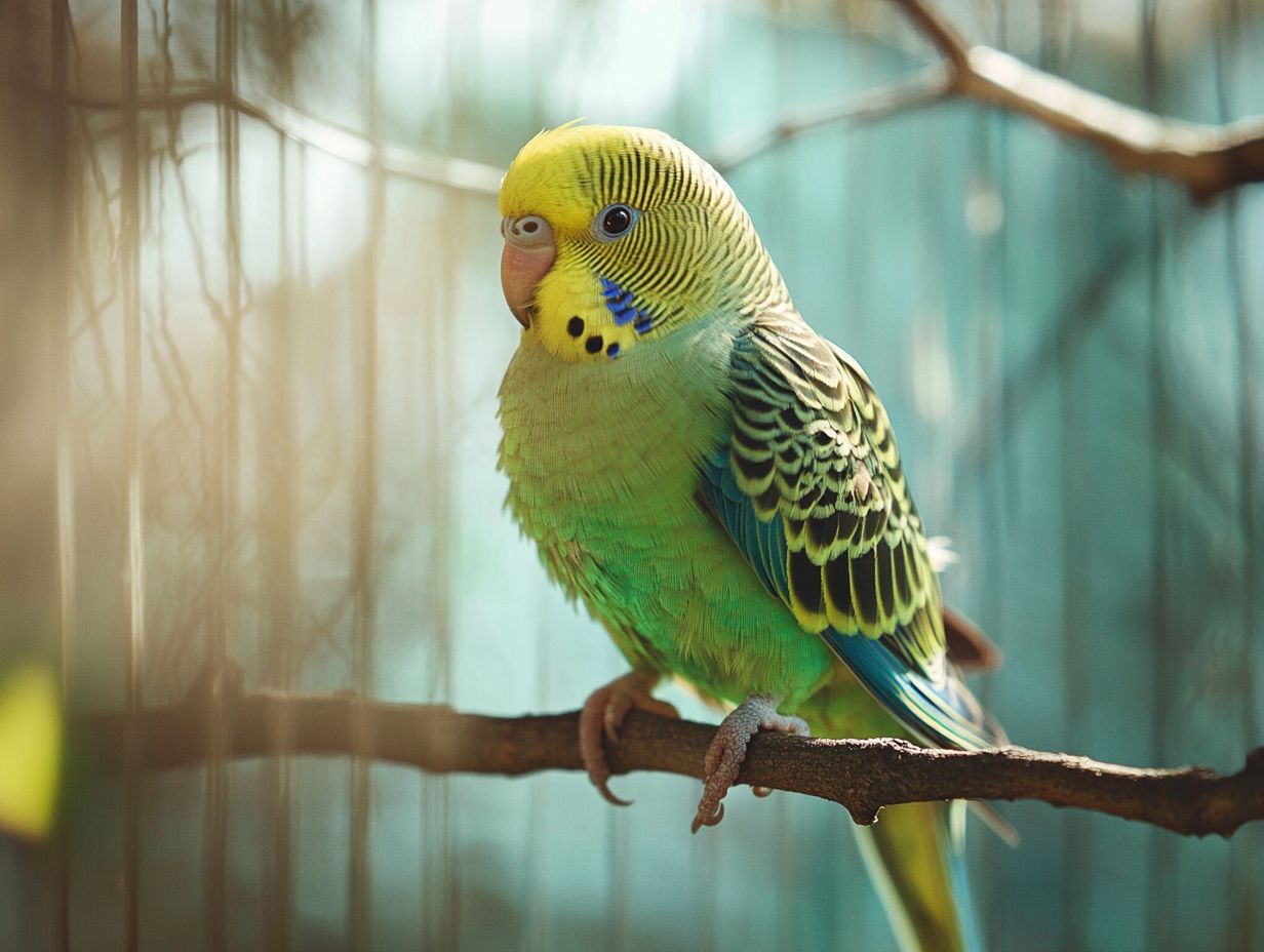 Symptoms of Respiratory Infections in Budgerigars