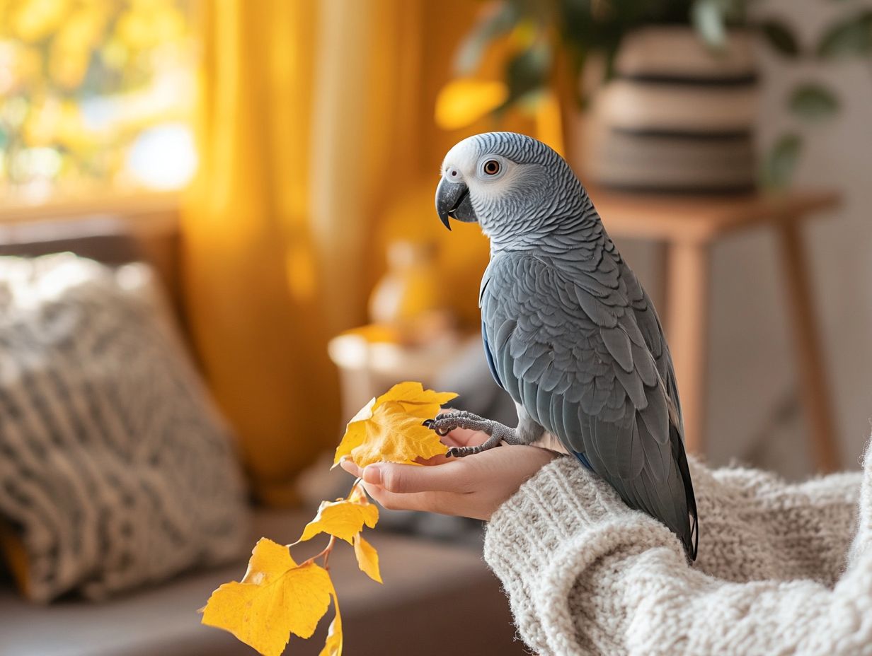 Signs of Separation Anxiety in Birds