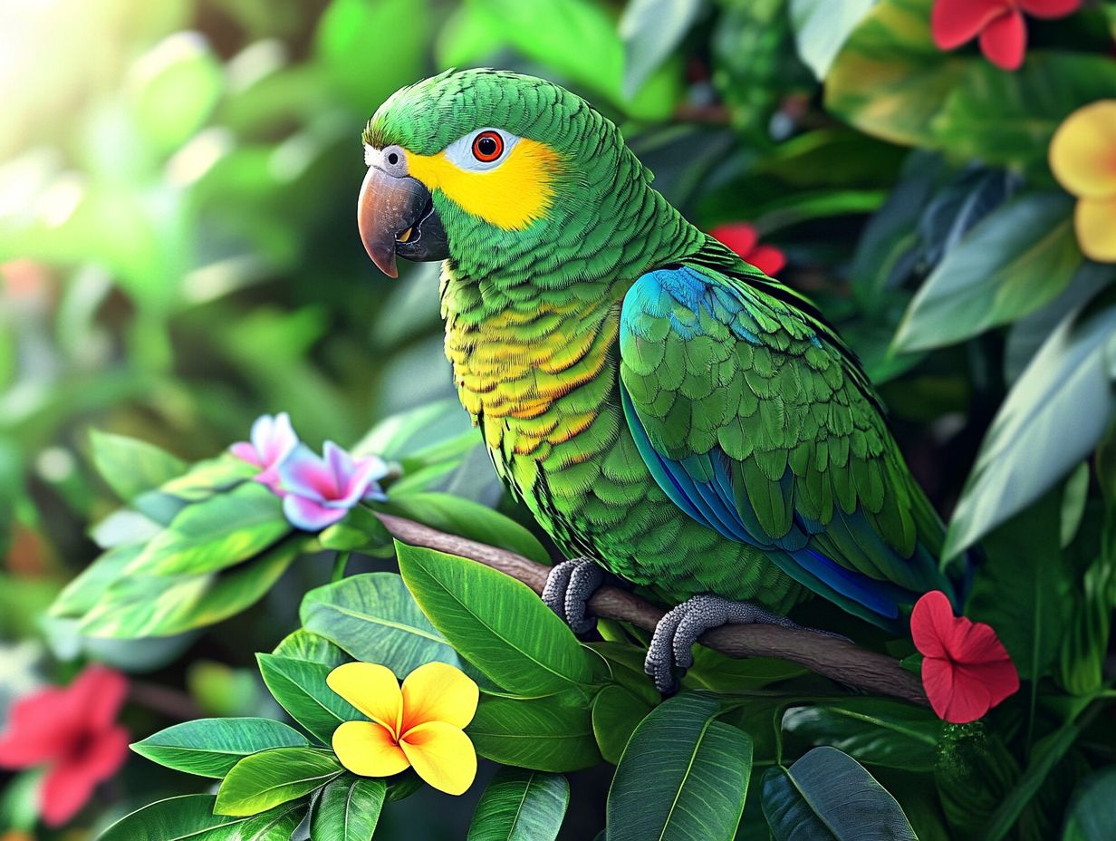 Amazon Parrots have unique needs for a healthy lifestyle.