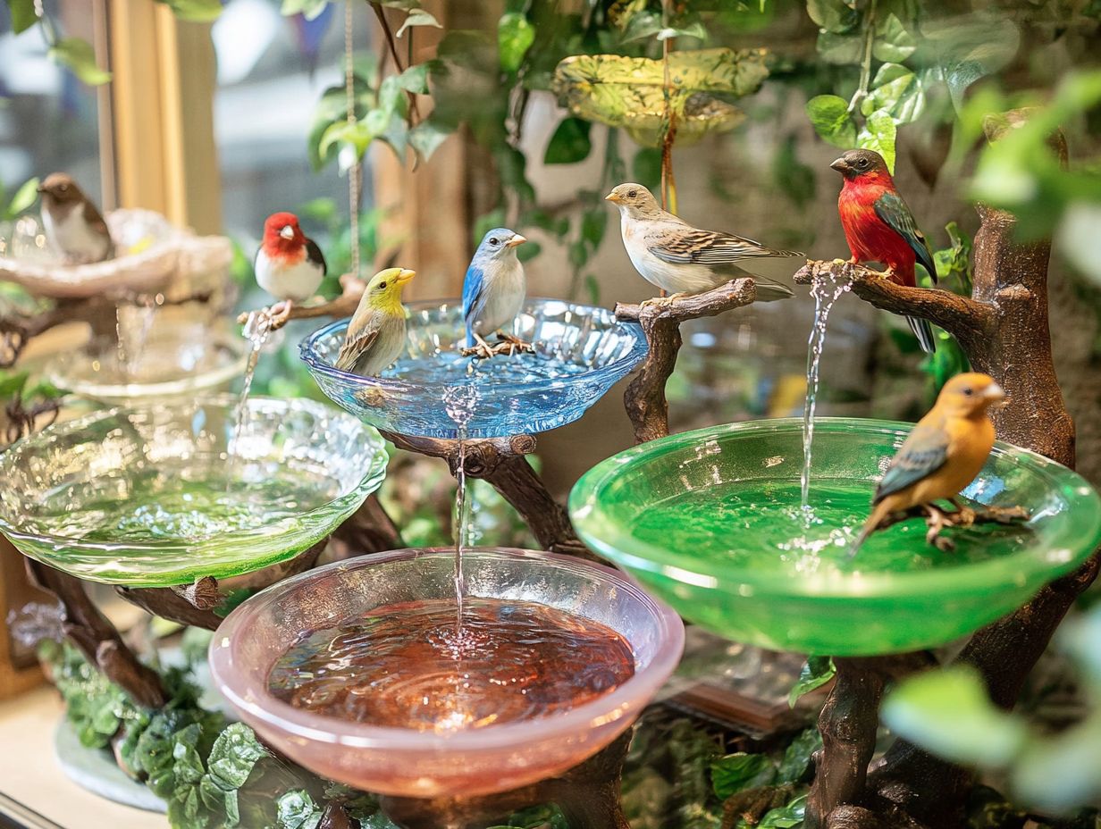 6. Heated Bird Baths