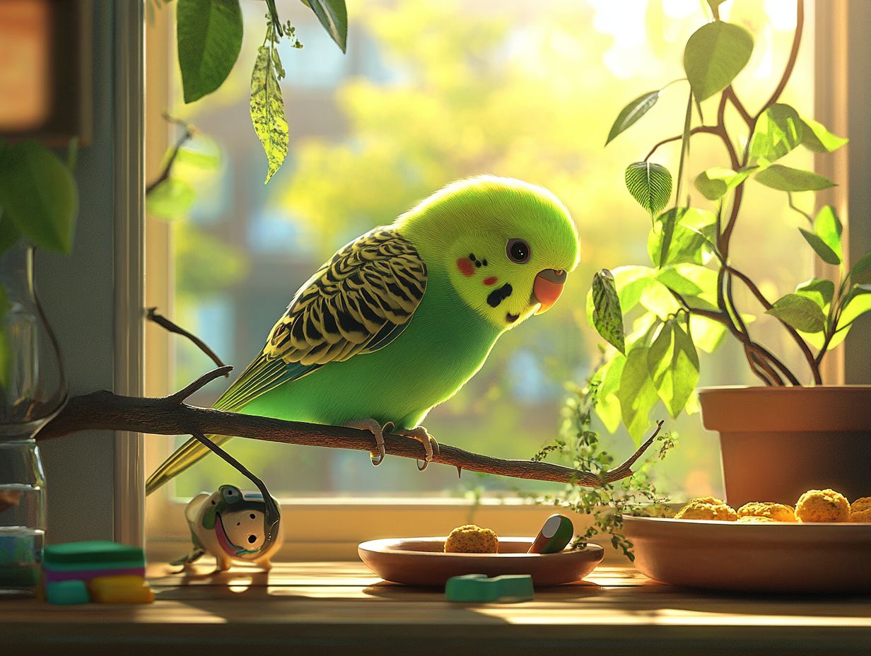 What are some common behaviors of budgies?