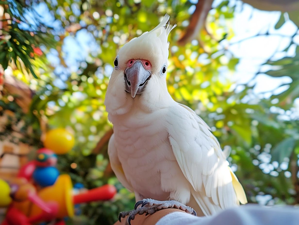 What is the best way to socialize my cockatoo?