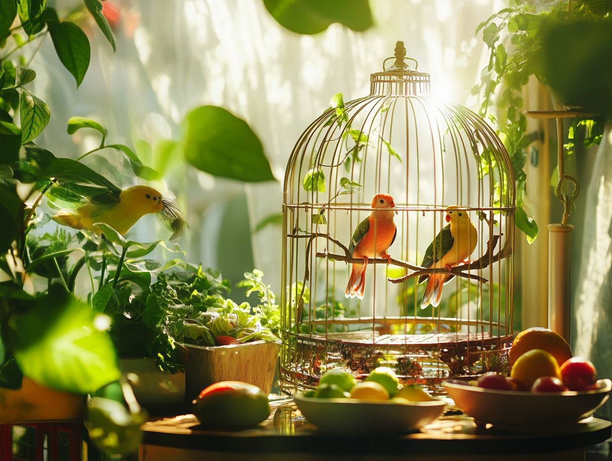 Keeping Lovebirds Healthy and Happy