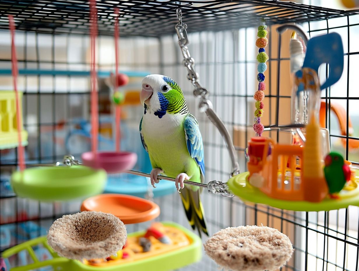 A well-stocked first aid kit for pet birds