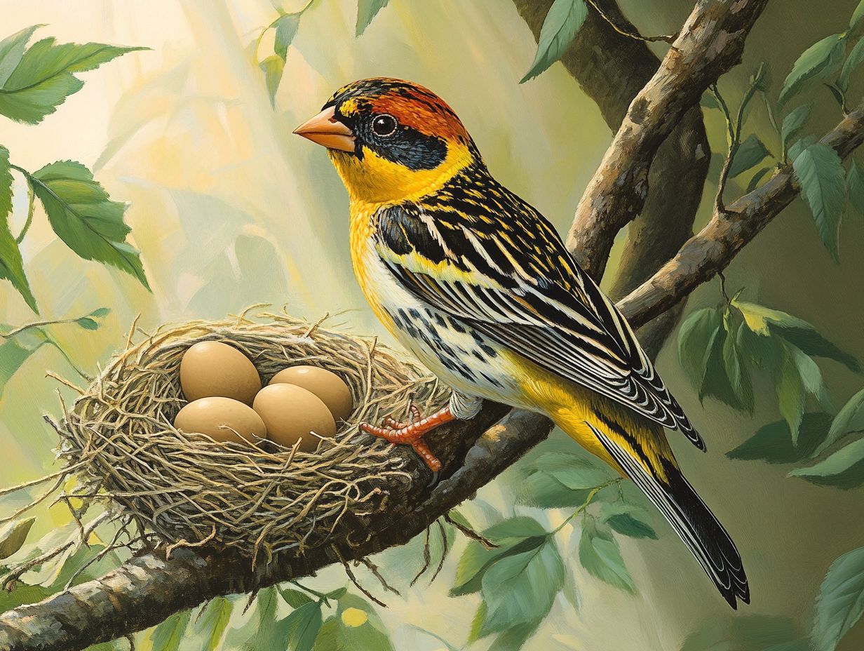 Illustration showing finch breeding and its significance.