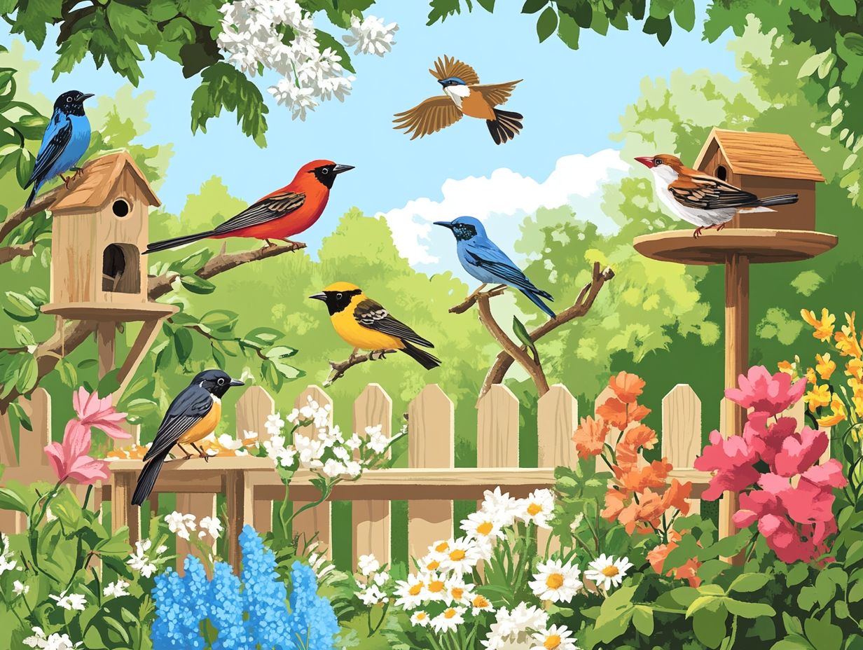 Visual summary of key takeaways for creating a bird-safe environment