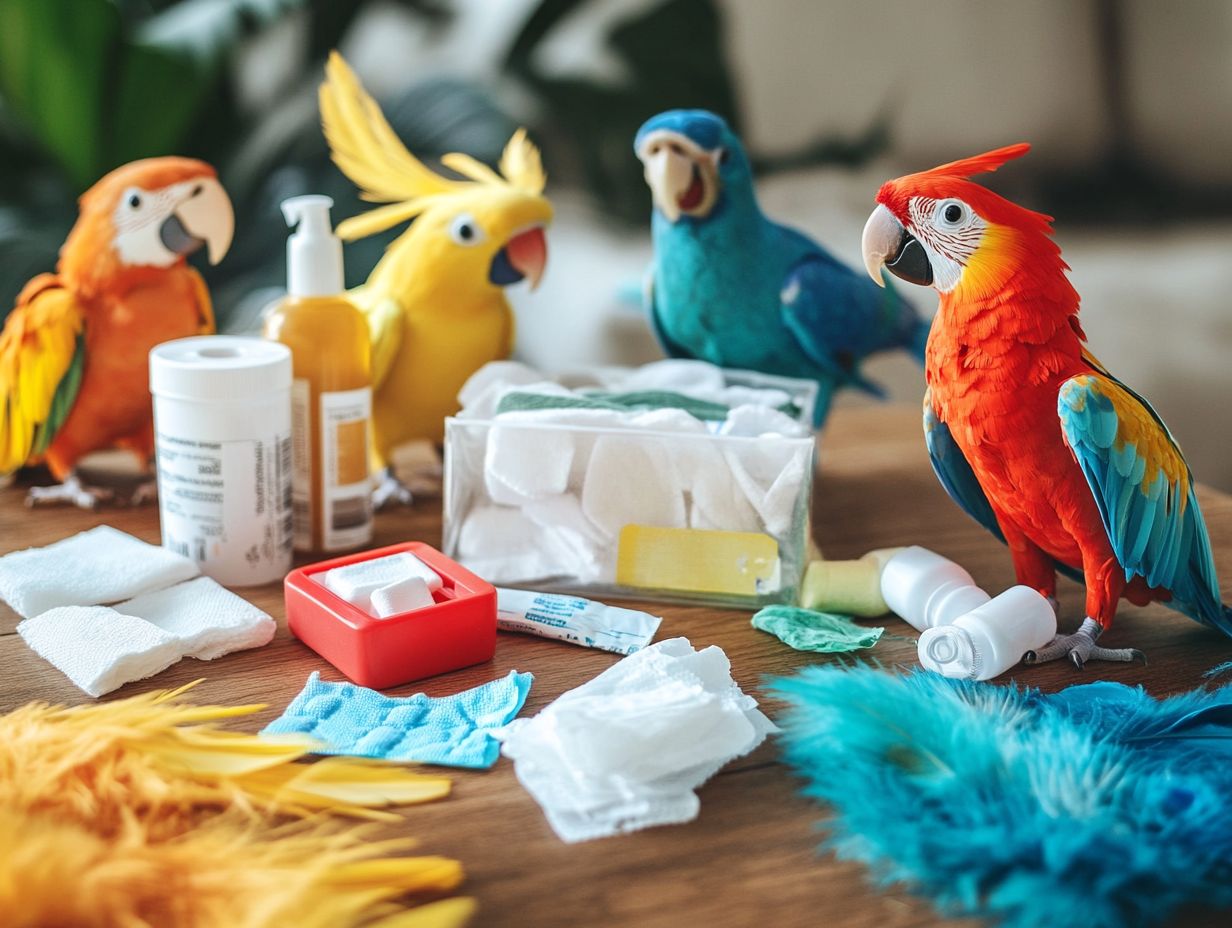 A bird-friendly first aid kit