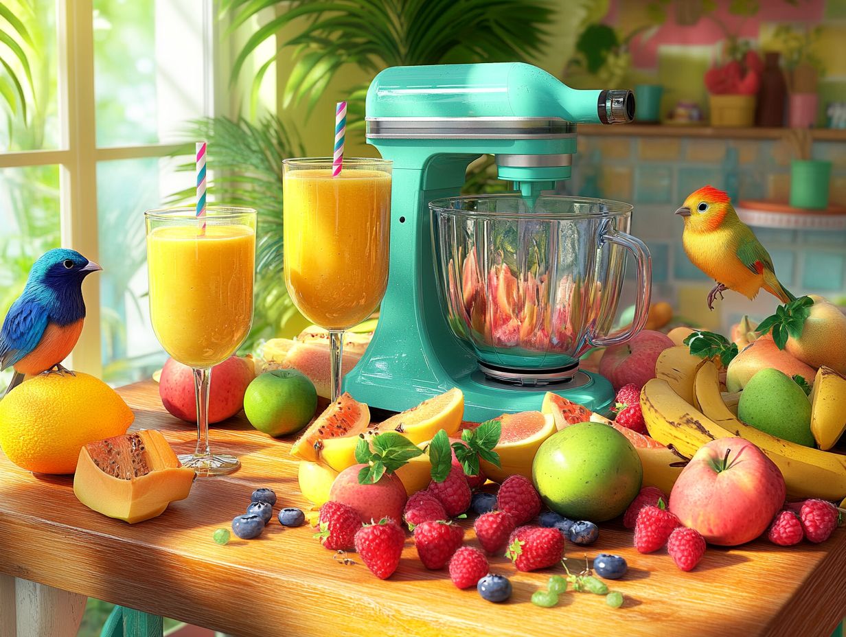 What ingredients do I need to make Birdie Smoothies at home?