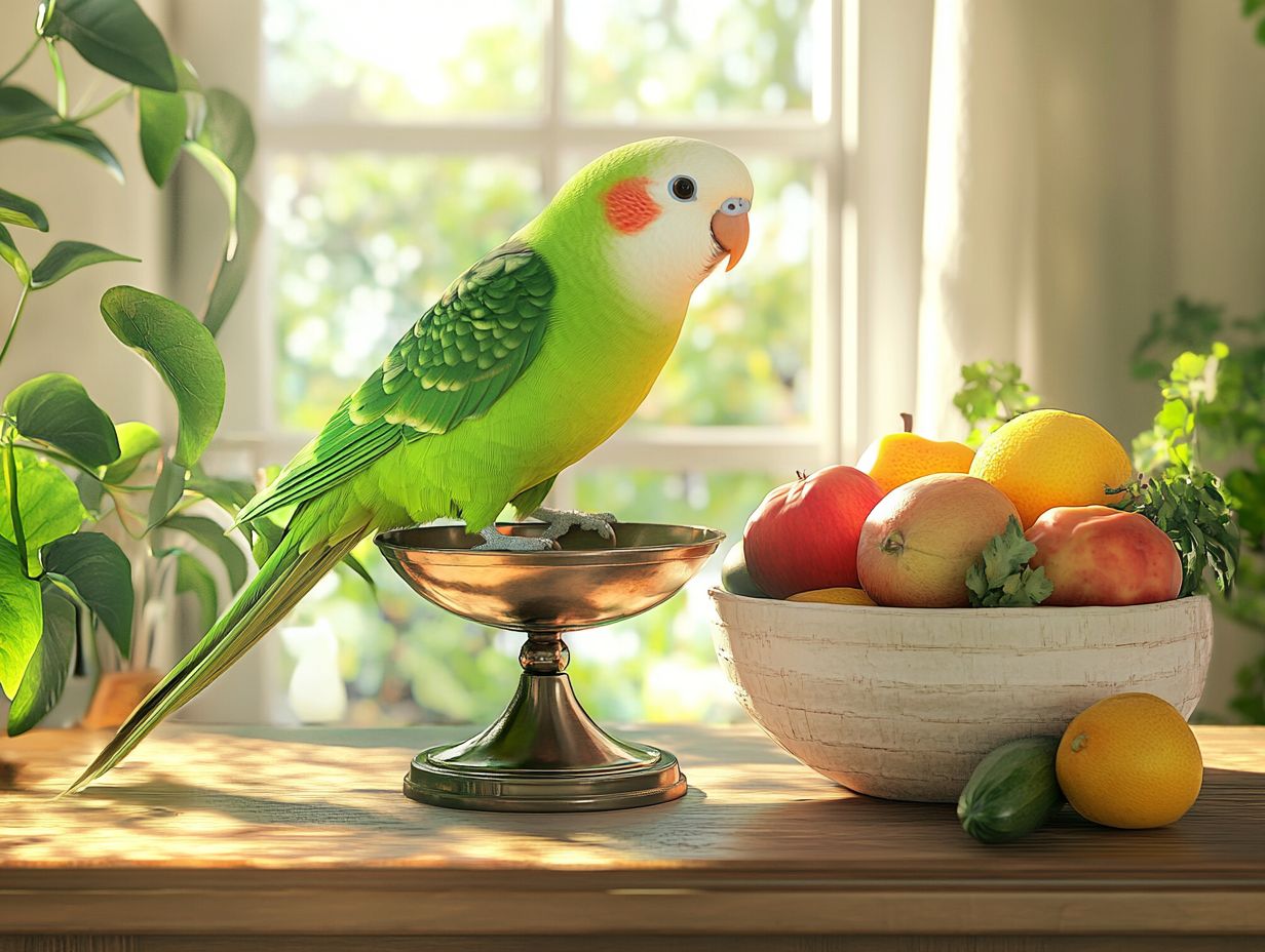 Healthy diet tips for pet birds