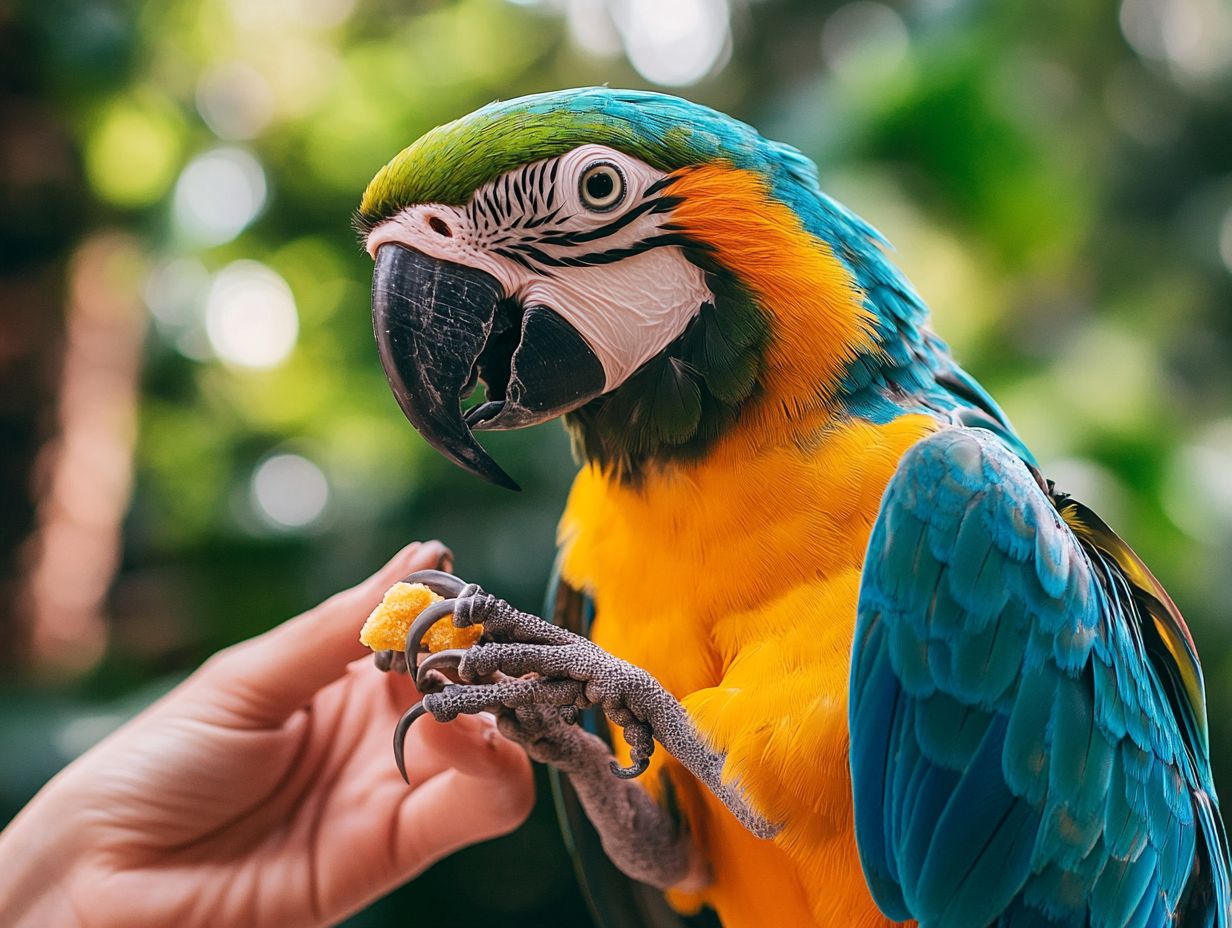 What is the best way to motivate my bird during training?