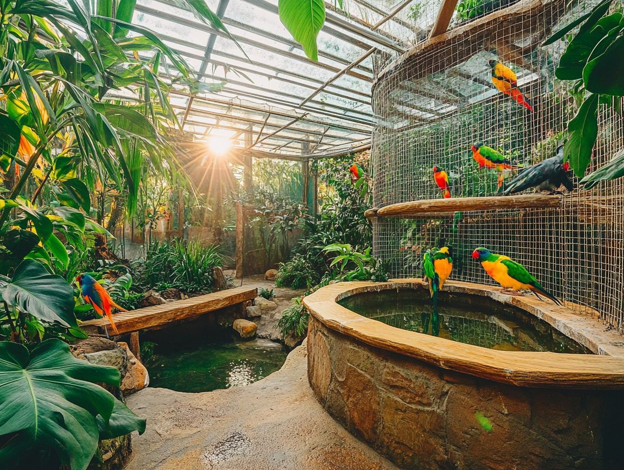 Caring for Your Birds in the Aviary