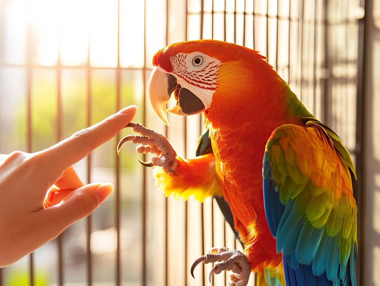 Healthy treats for bird training