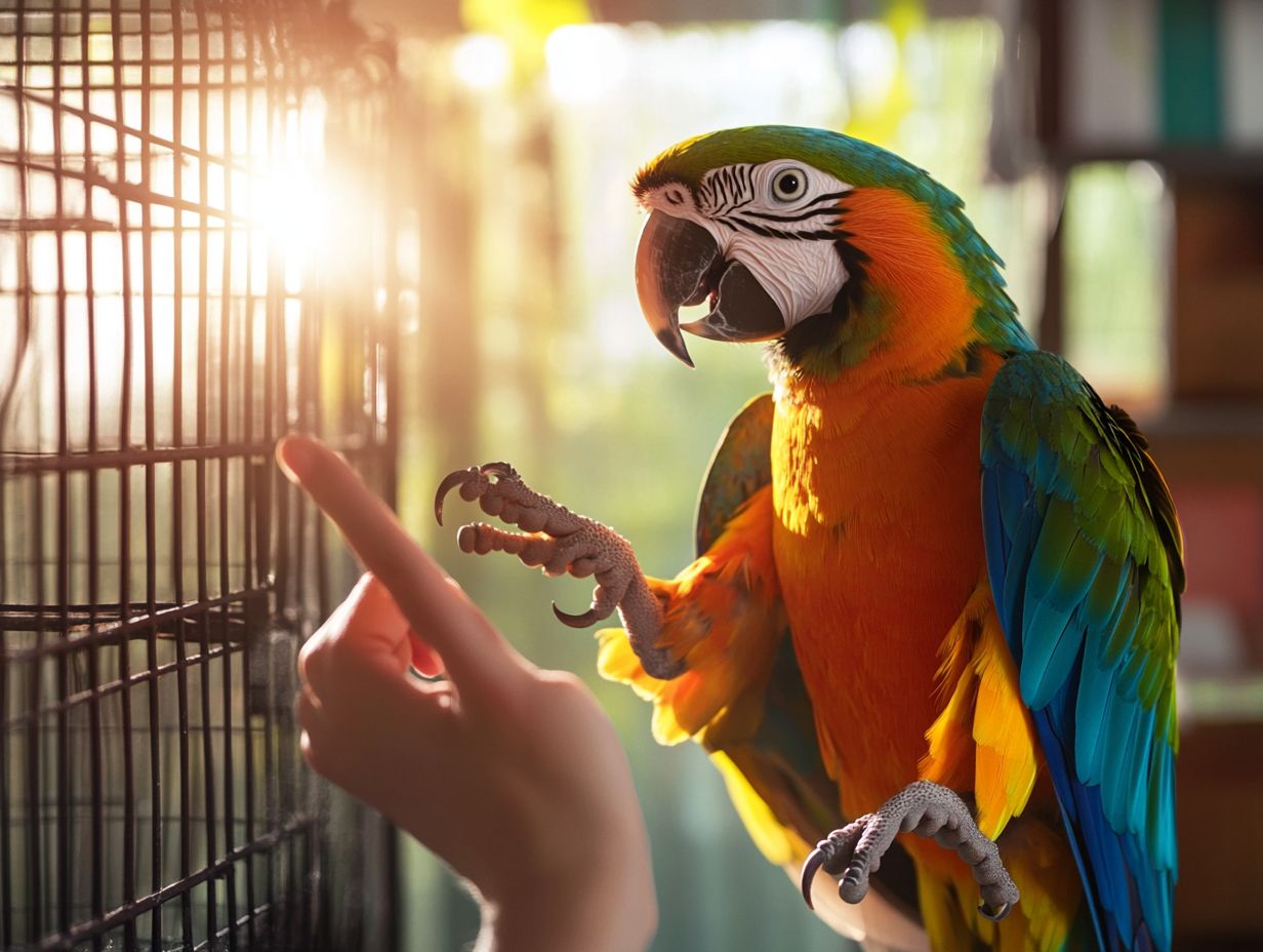 Teaching Your Bird to Recognize Its Cage