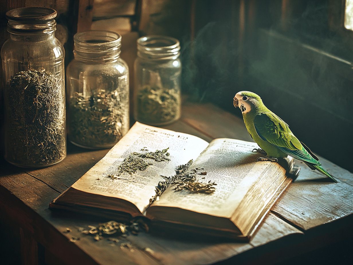 How can herbal remedies benefit the health of my birds?