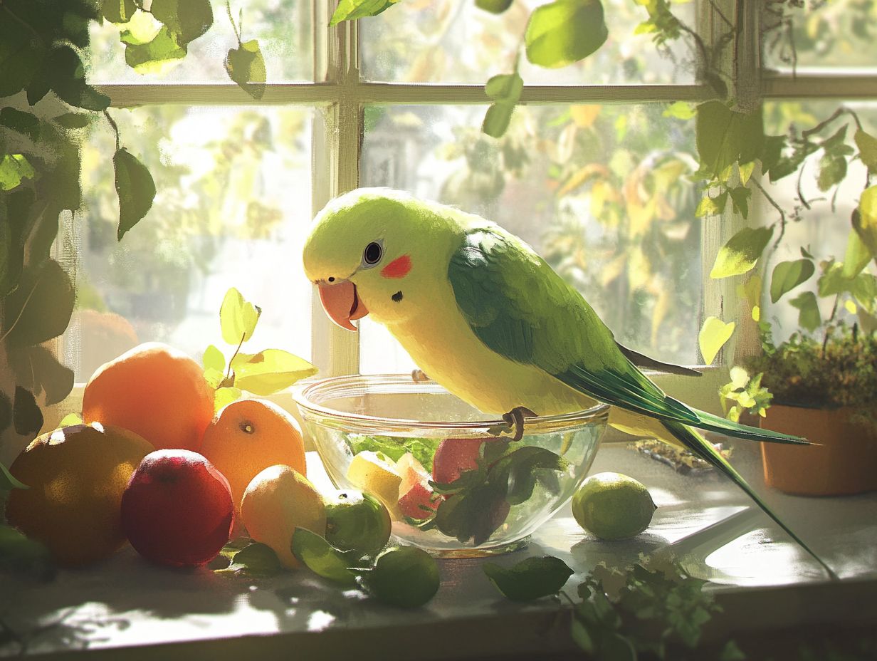 Importance of hydration for pet birds