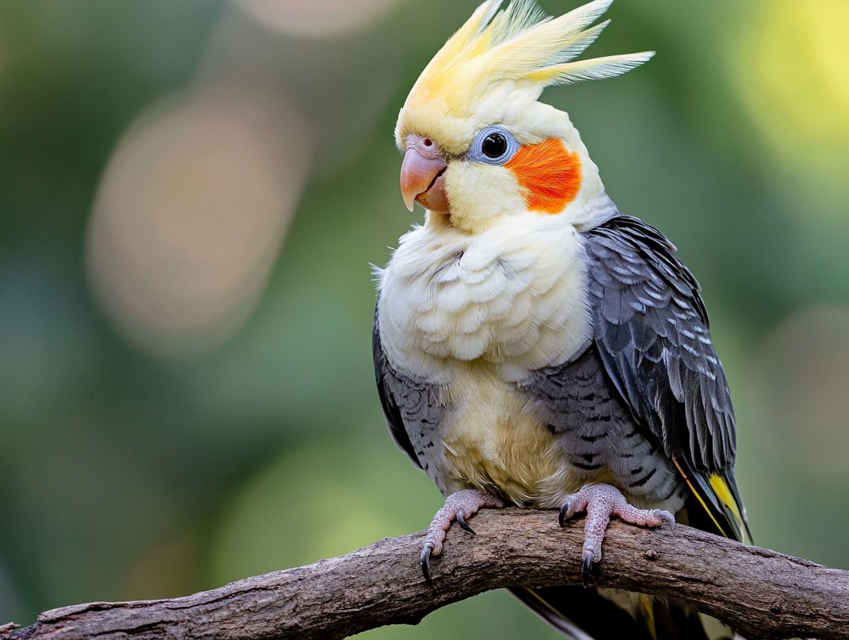 Image of key takeaways on cockatiel molting