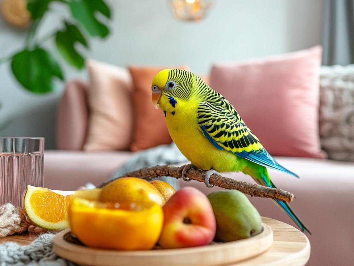 A pet bird engaging in exercise and playing with stimulating toys