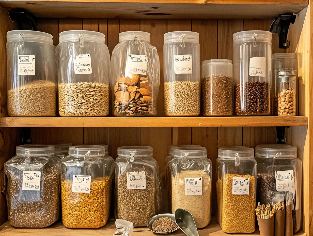 What are the best bird seed storage practices?