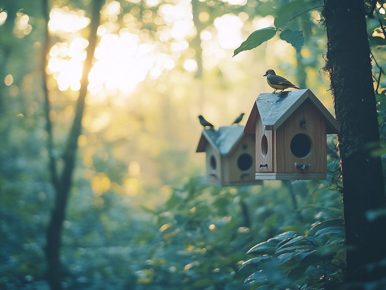 Image depicting the impact of noise on bird housing