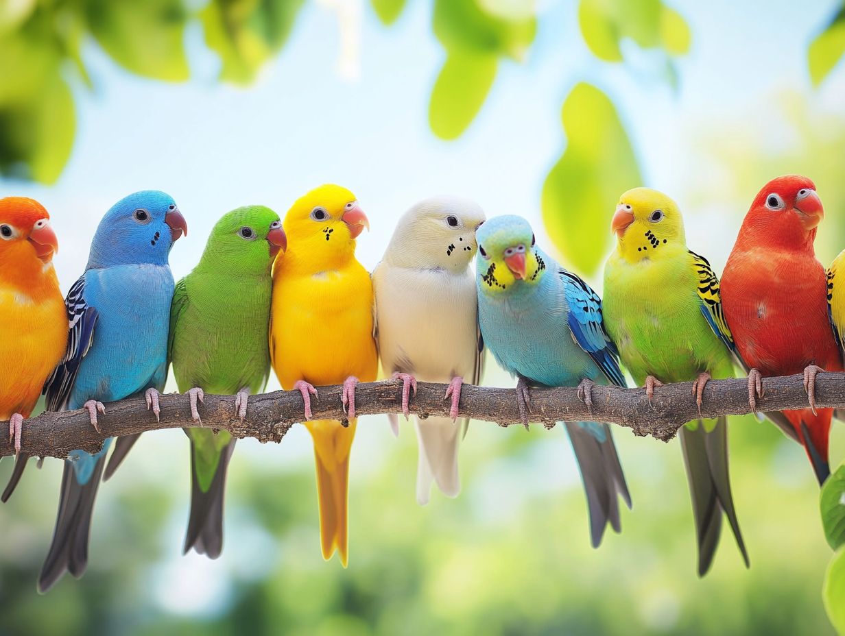 A bird receiving positive reinforcement training