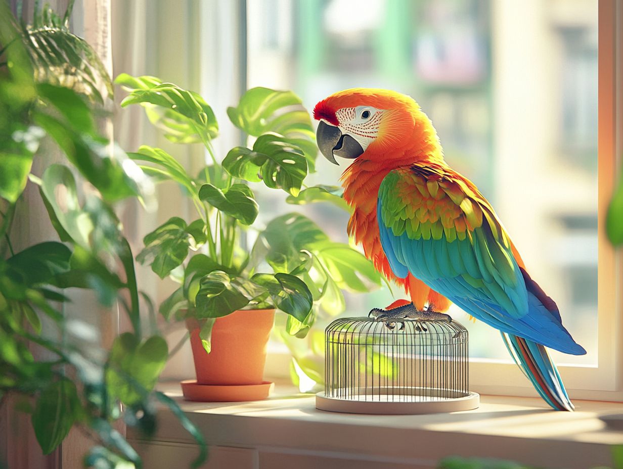 Keeping Your Bird Healthy and Happy in a Small Space