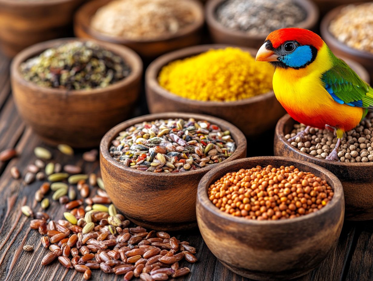 A variety of medications and management strategies for bird food allergies