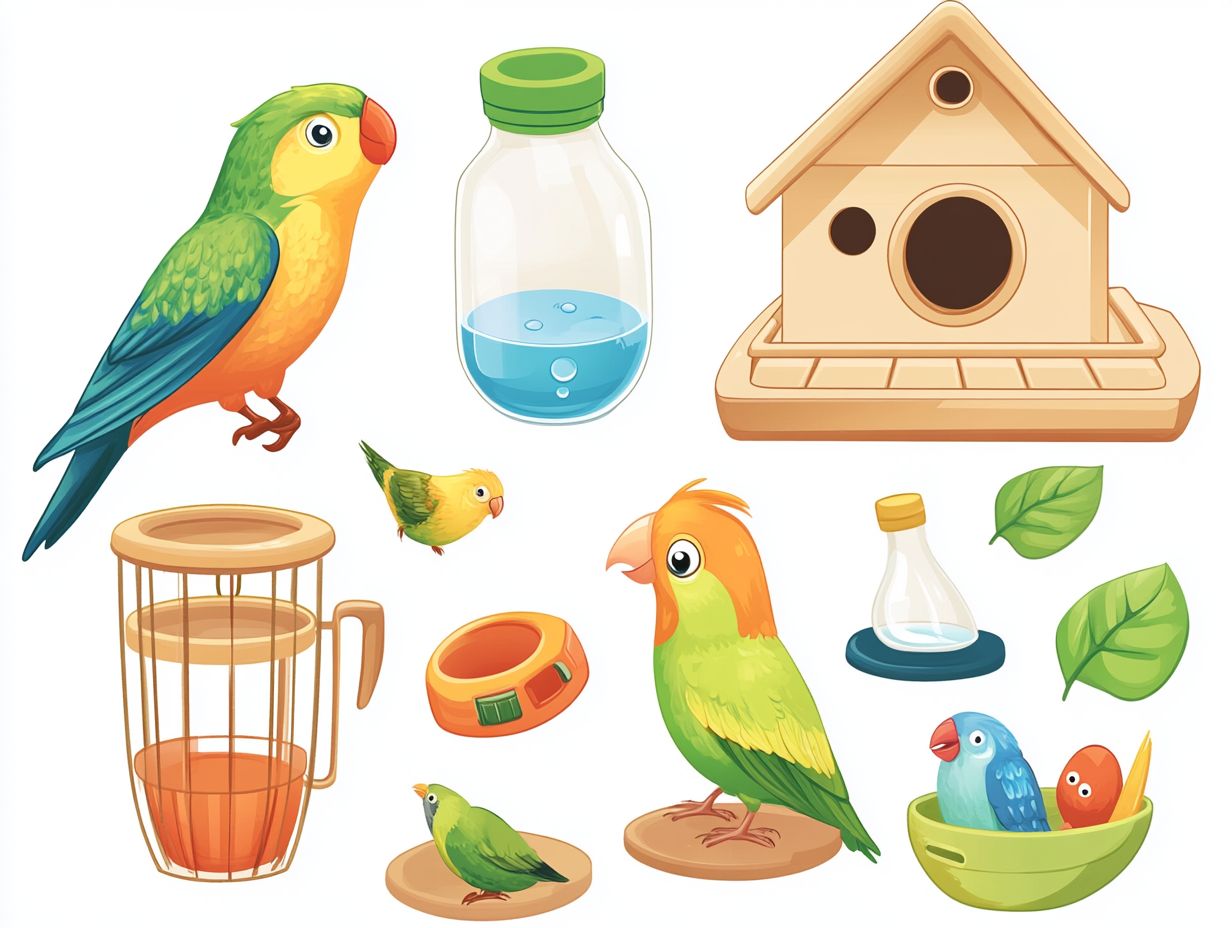 Accessories play a crucial role in providing a safe and comfortable environment for pet birds.