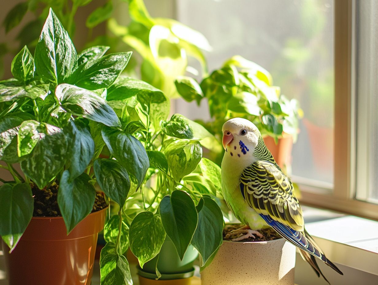 Key Takeaways: Safe plants for your pet birds