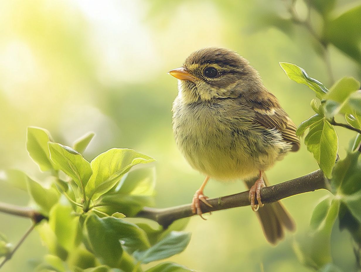 Illustration of Stress Signs in Birds for Better Understanding