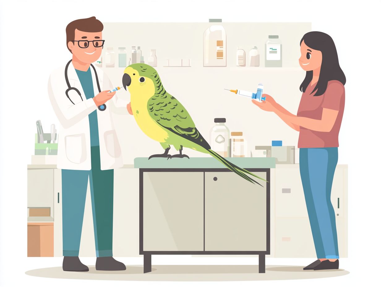 Visual summary of bird vaccination key points