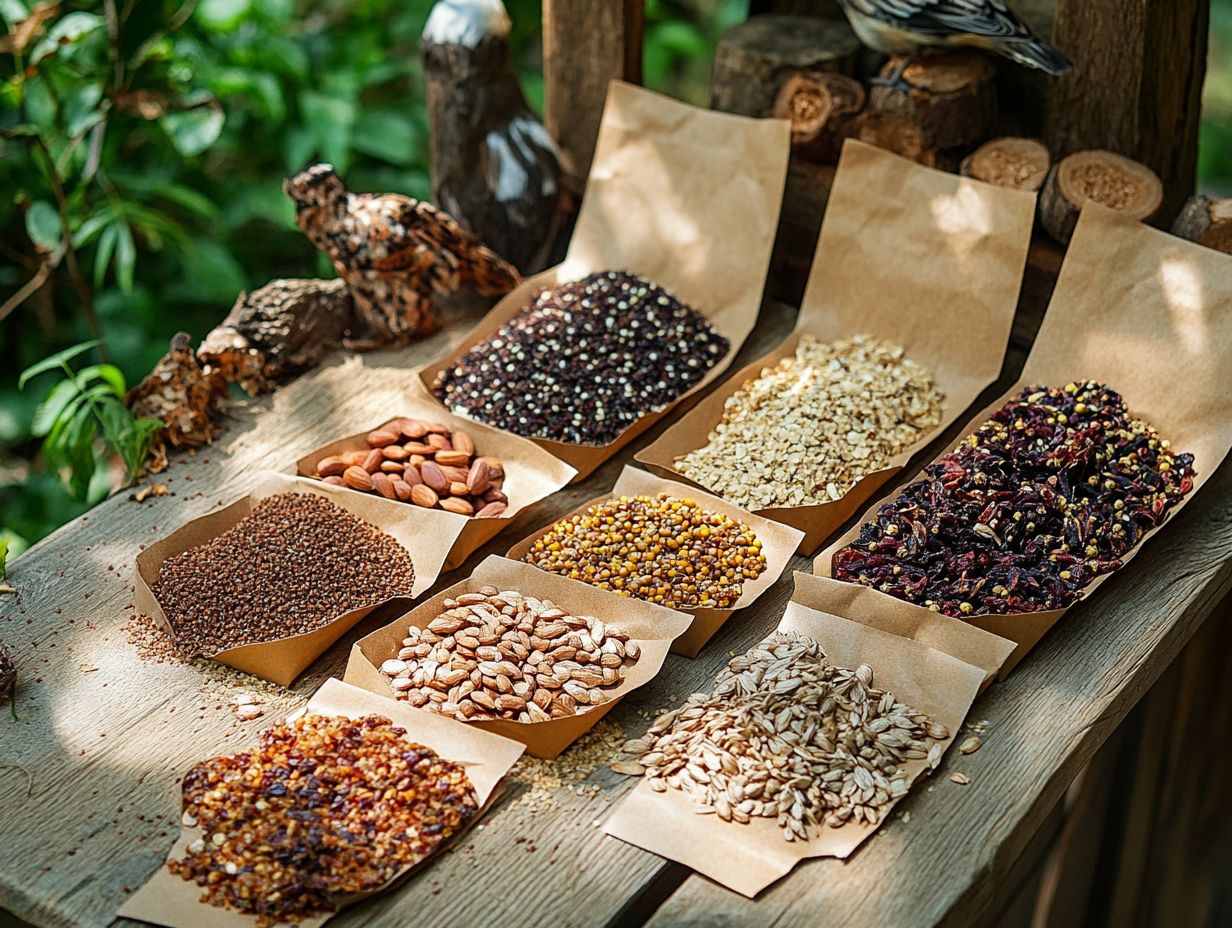 What Are the Different Types of Bird Food Available?