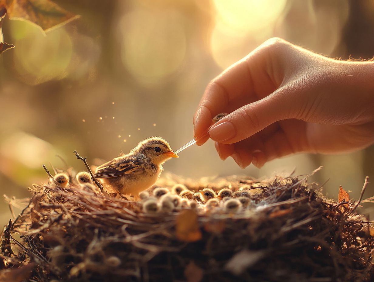 What Are the Necessary Supplies for Feeding a Baby Bird?