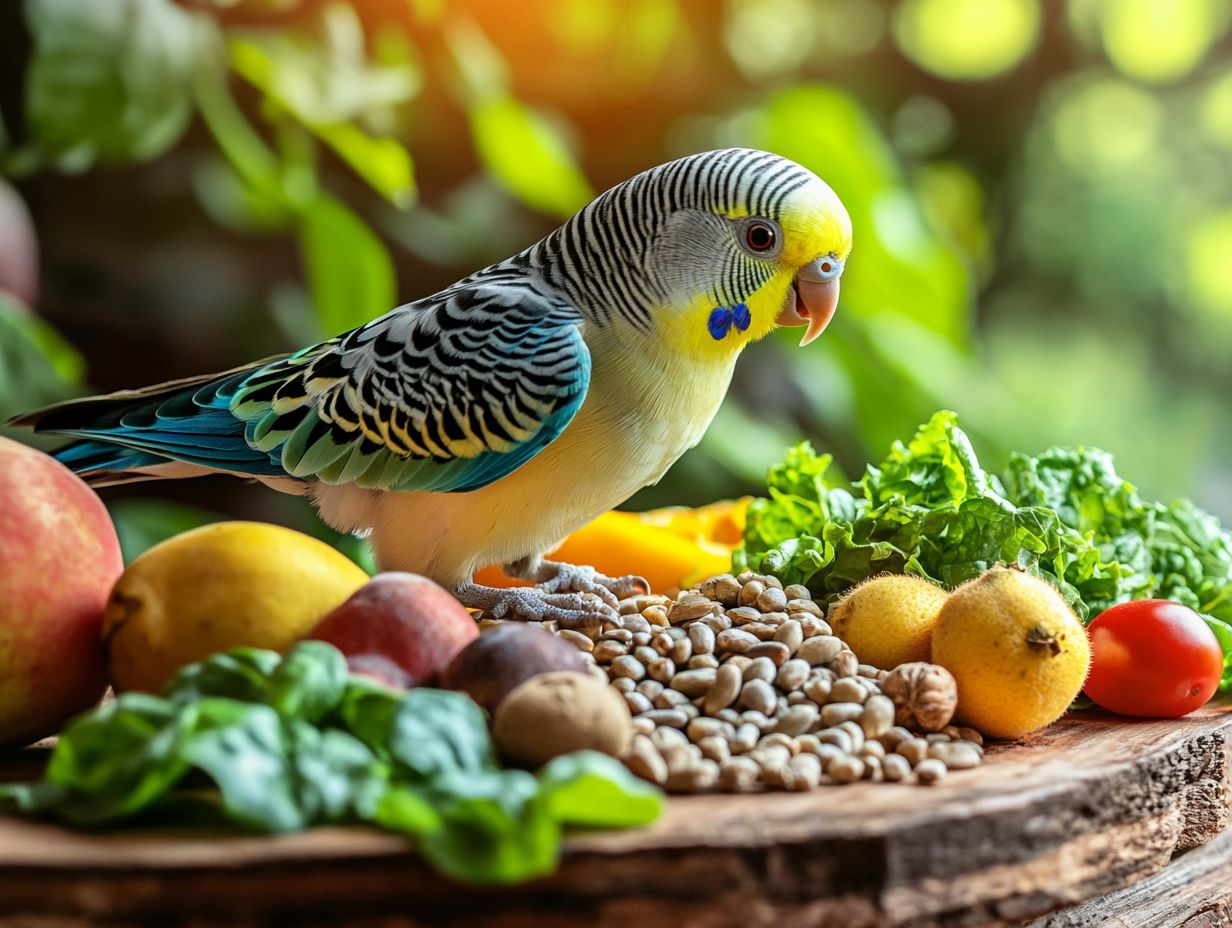 Signs of Nutritional Deficiencies in Pet Birds with visual indicators