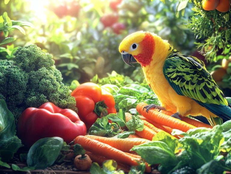 5 Health Benefits of Vegetables for Pet Birds