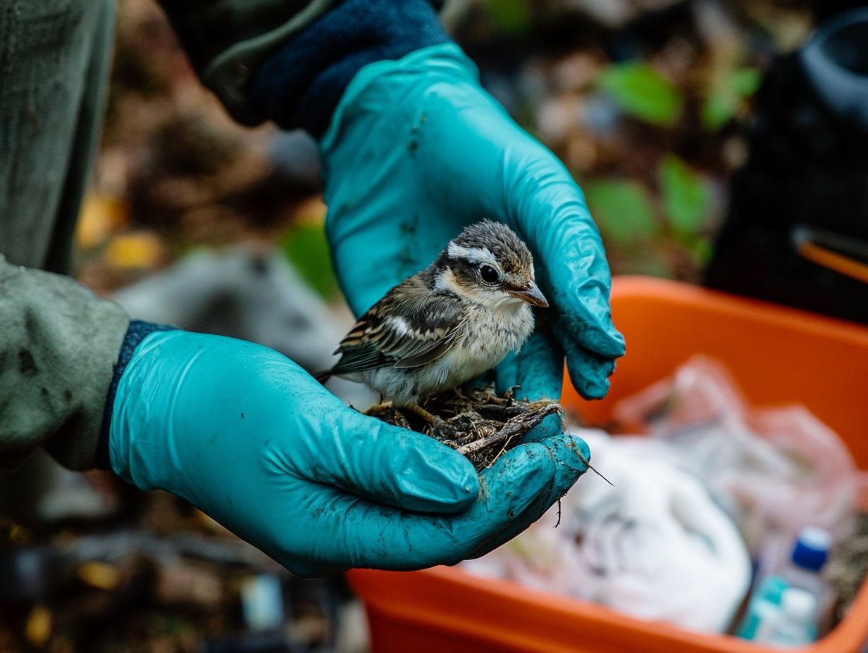 A visual representation of frequently asked questions about bird rescue organizations