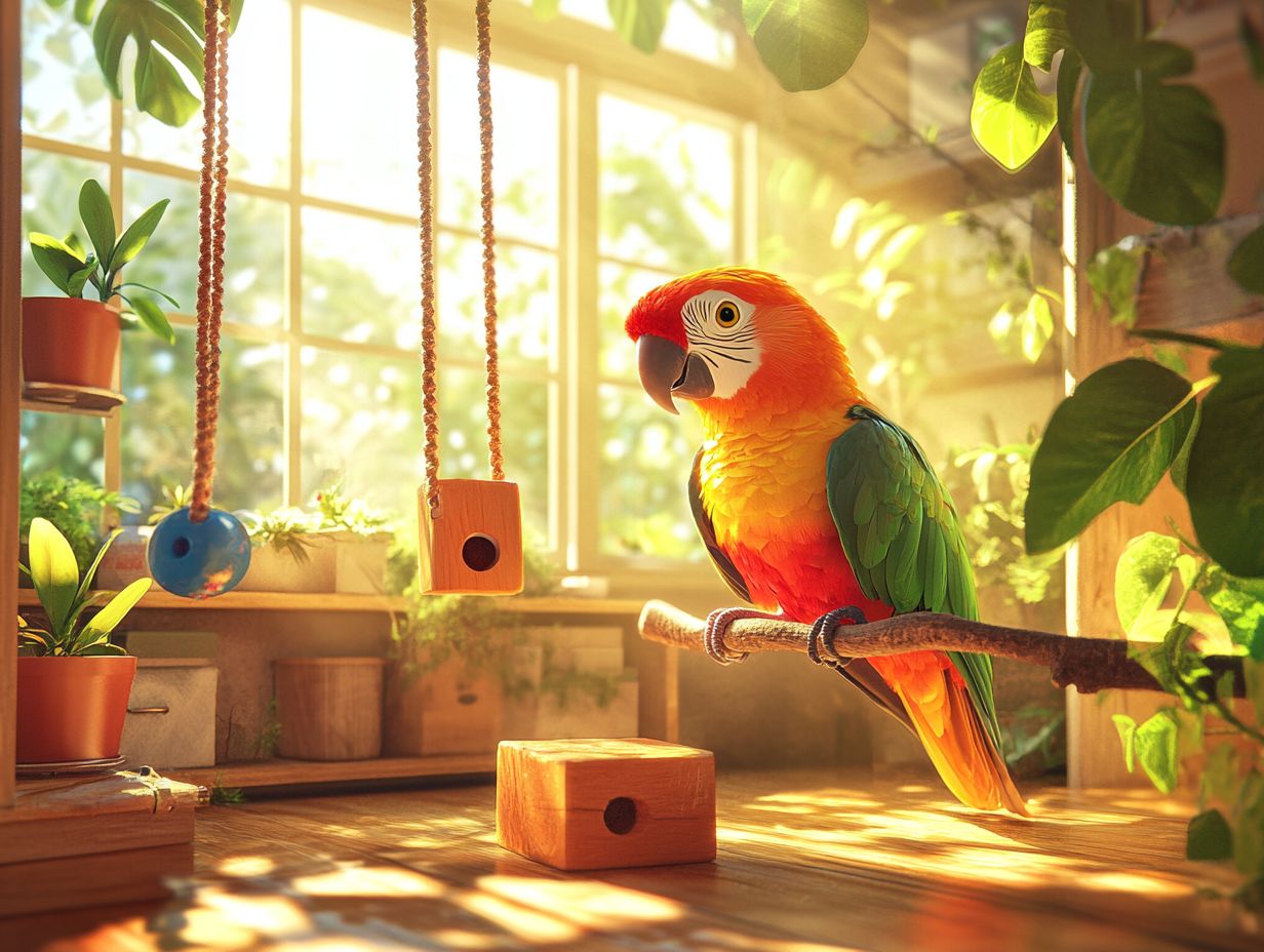 Understanding behavioral enrichment for parrots