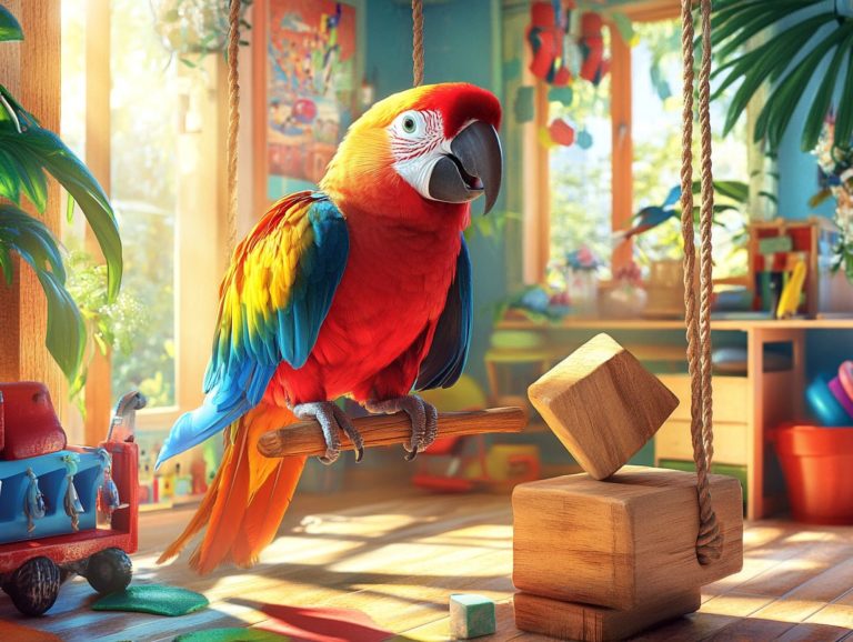 Behavioral Enrichment for Parrots: Top Ideas