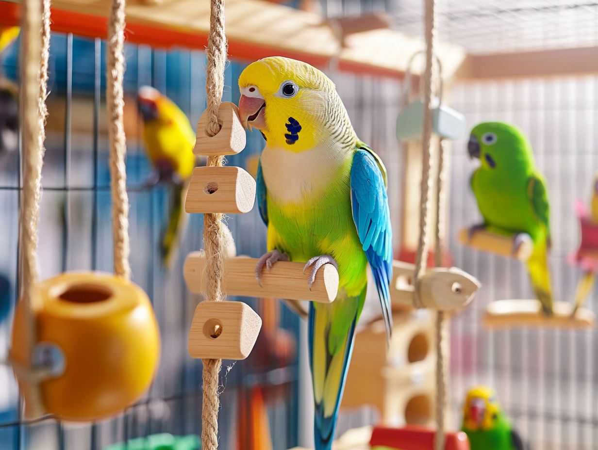 Are natural wood toys safe for birds?