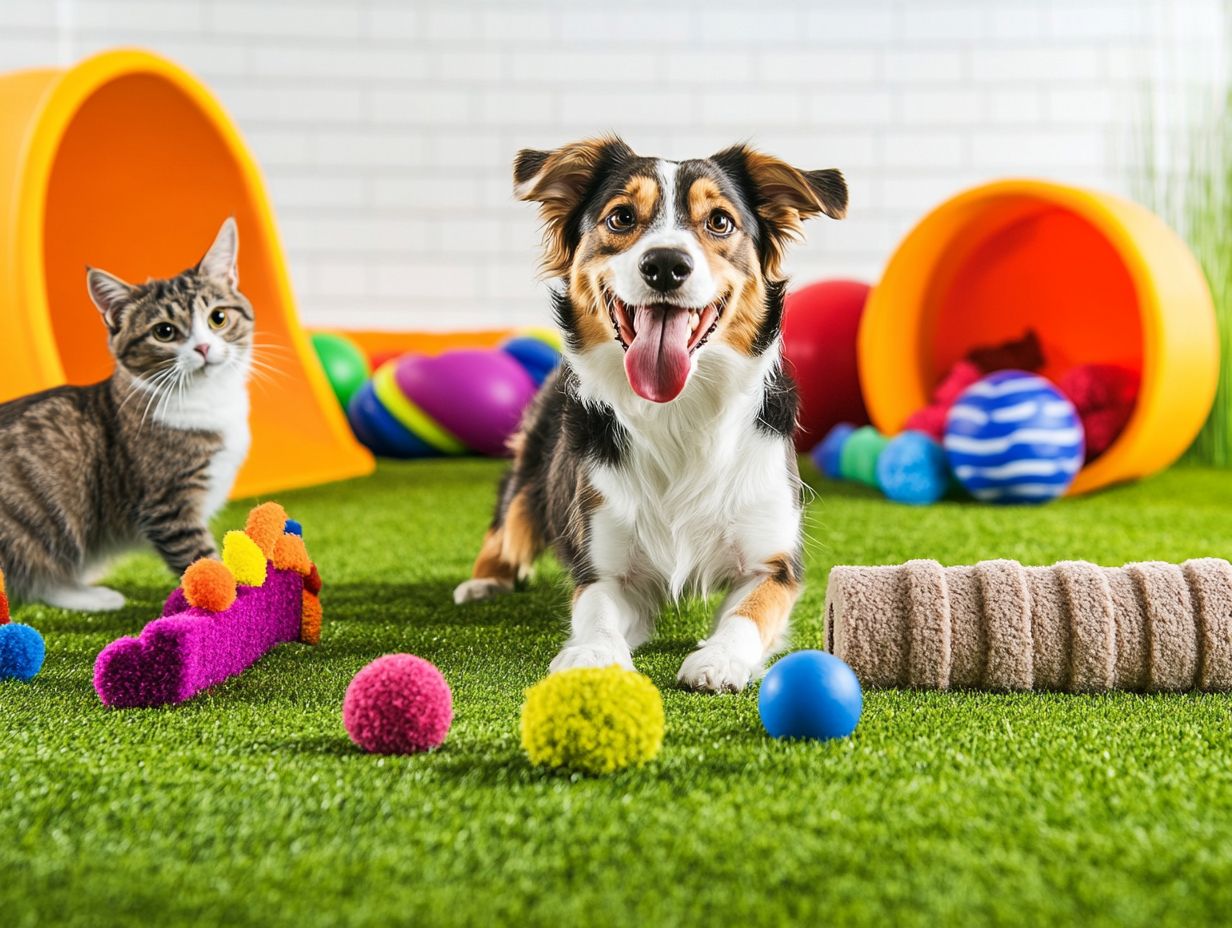 Image illustrating key takeaways about pet toys.