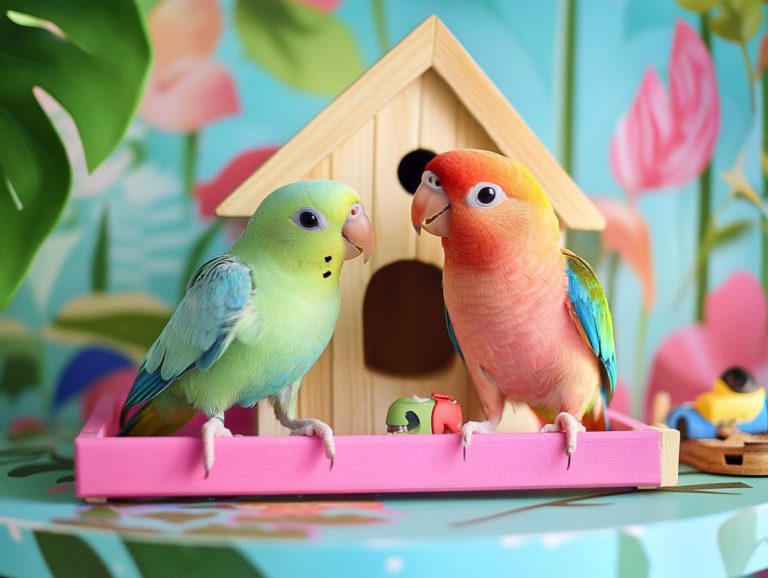 Common Behavior Issues in Lovebirds