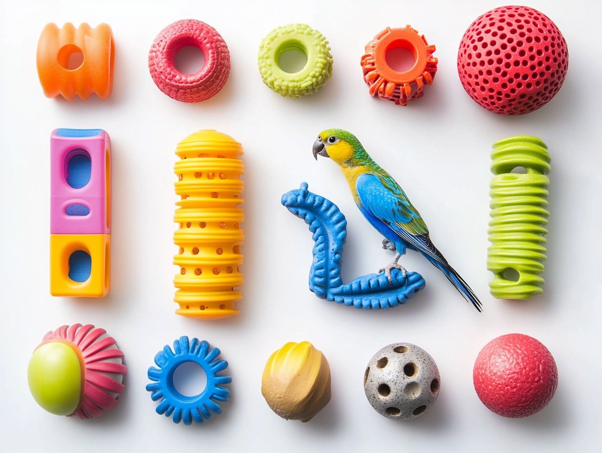 Colorful DIY Bird Toys for Feathered Friends