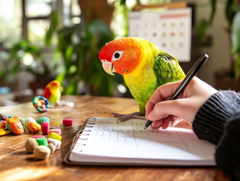 Creating a Training Schedule for Your Bird