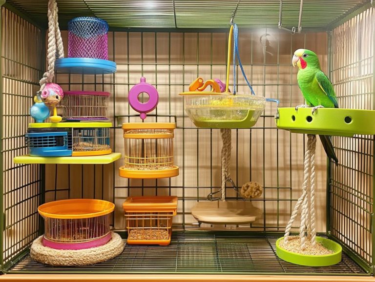 Essential Cage Accessories for Pet Birds