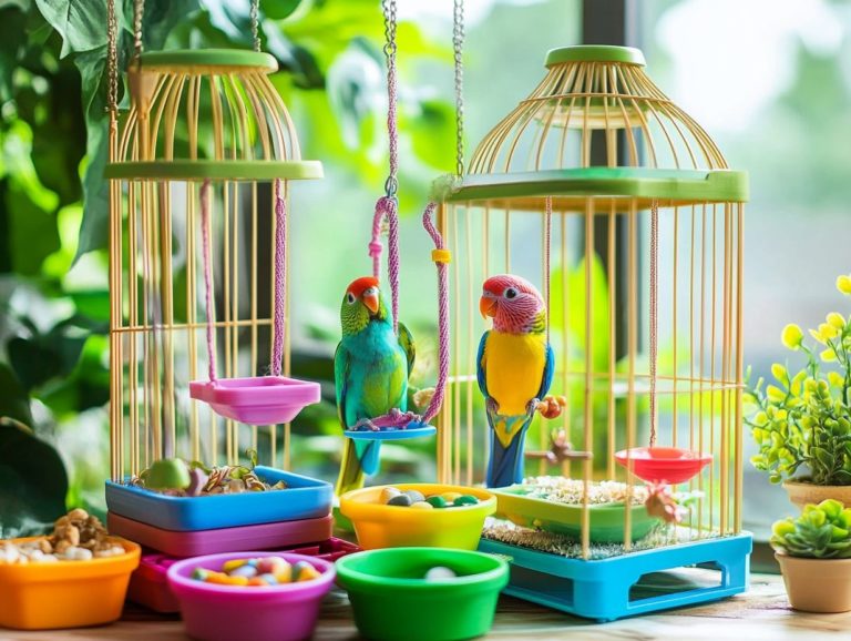 How to Arrange Your Bird’s Cage