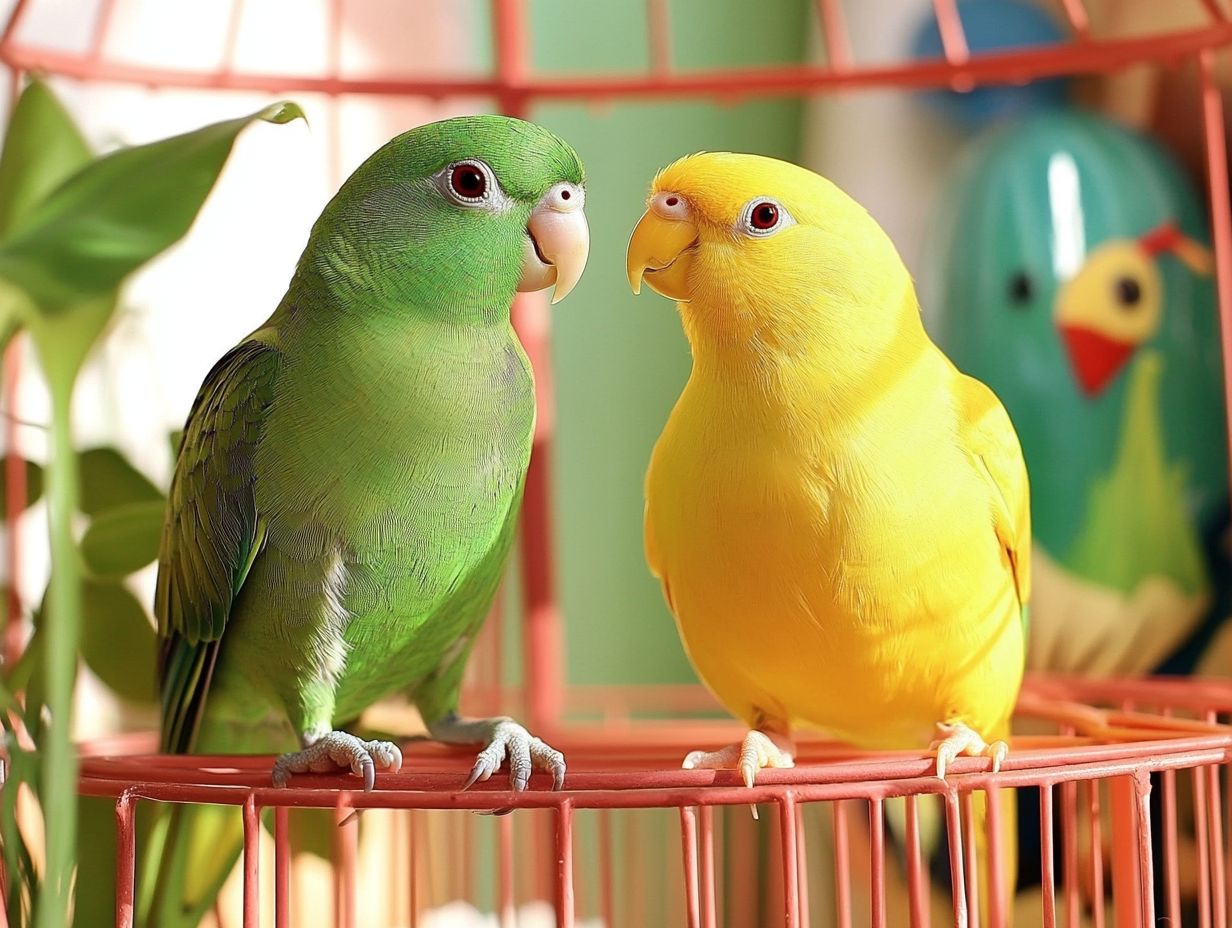 What is the main difference between parrots and canaries?