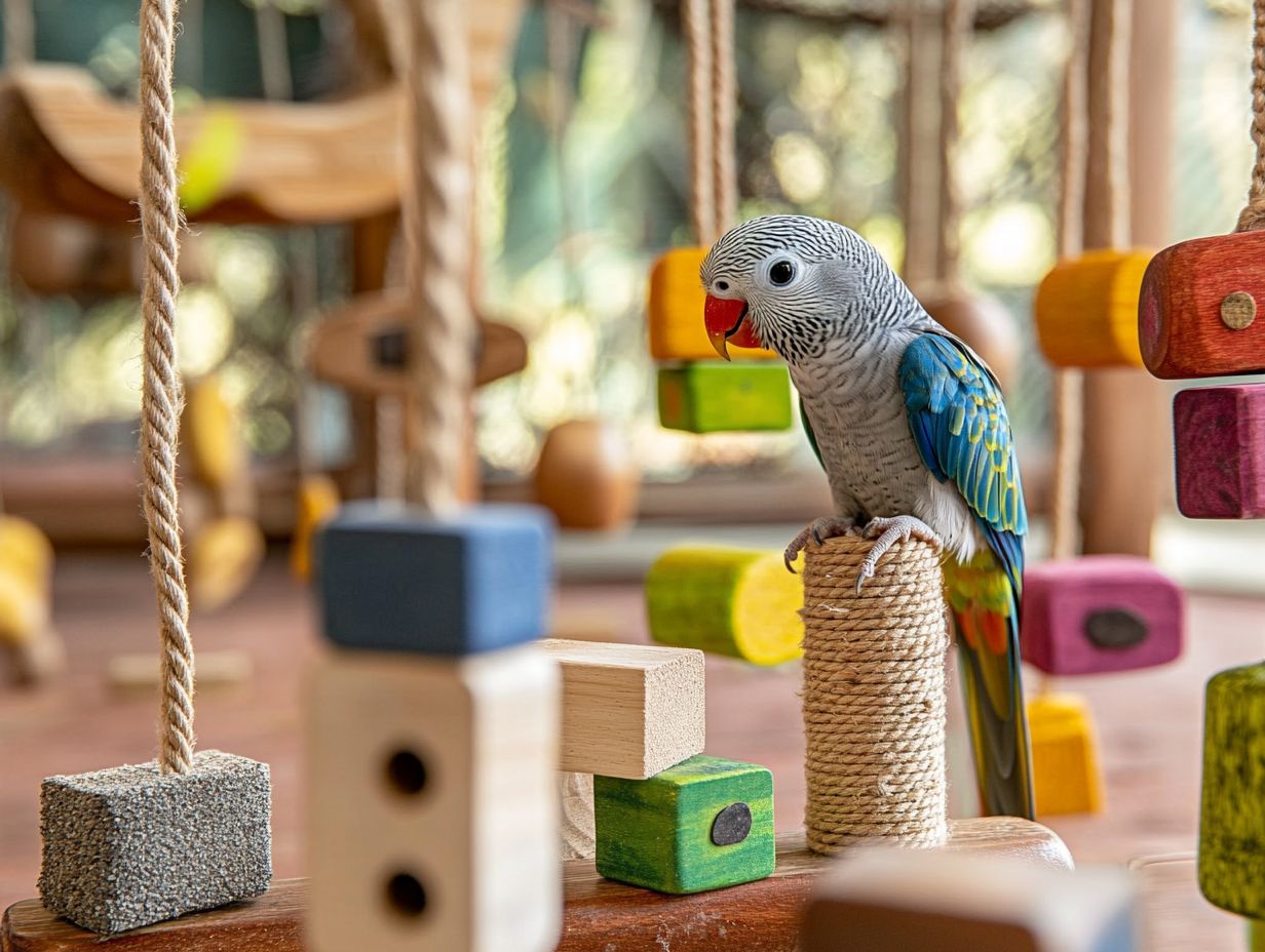 Colorful bird toys that keep your feathered friend happy and safe!