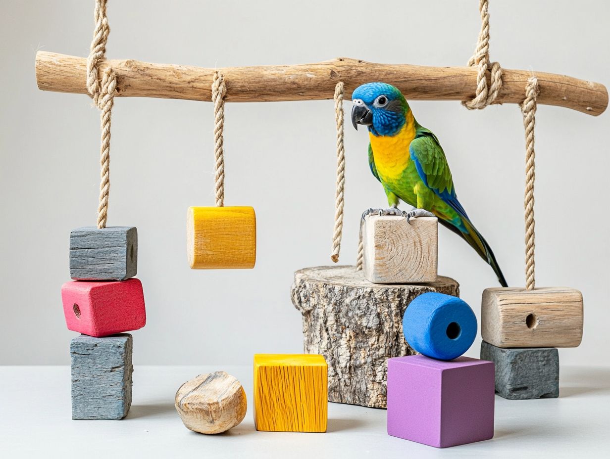 Colorful bird toys that keep your feathered friend happy and safe!