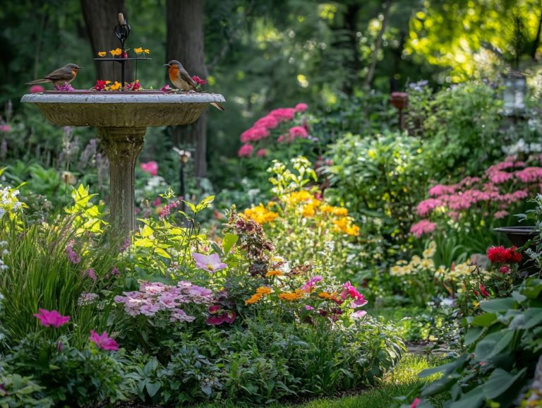 How to Create a Bird-Friendly Garden