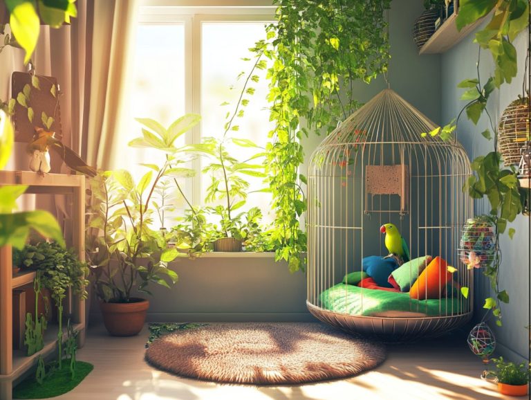 How to Create a Calm Space for Your Bird